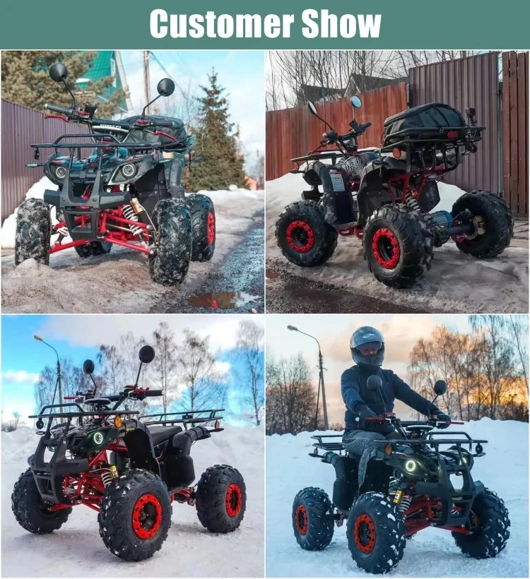 Vehicle Wholesale 4X4 Four-Wheeled Axle Drive Adult Electric Quad Bike Adults High Performance Hill Climb Electric Atvs