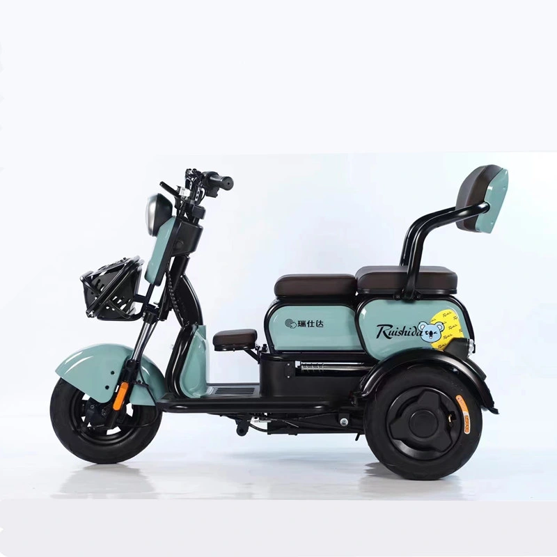 Electric Trike with 500W Motor Two Seats Electric Tricycle for Sale