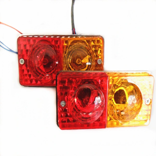 Electric Tricycle Rear Tail Light Waterproof Rickshaw Back Light