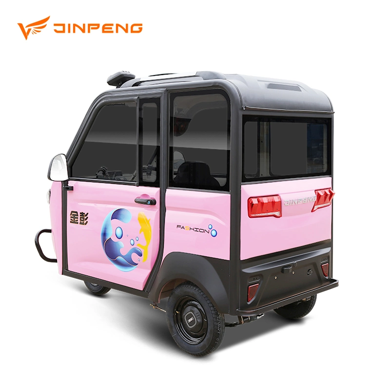 Cheap Price Heavy Passengers Loading Closed Cabin Electric Passenger Tricycle Tuk Tuk