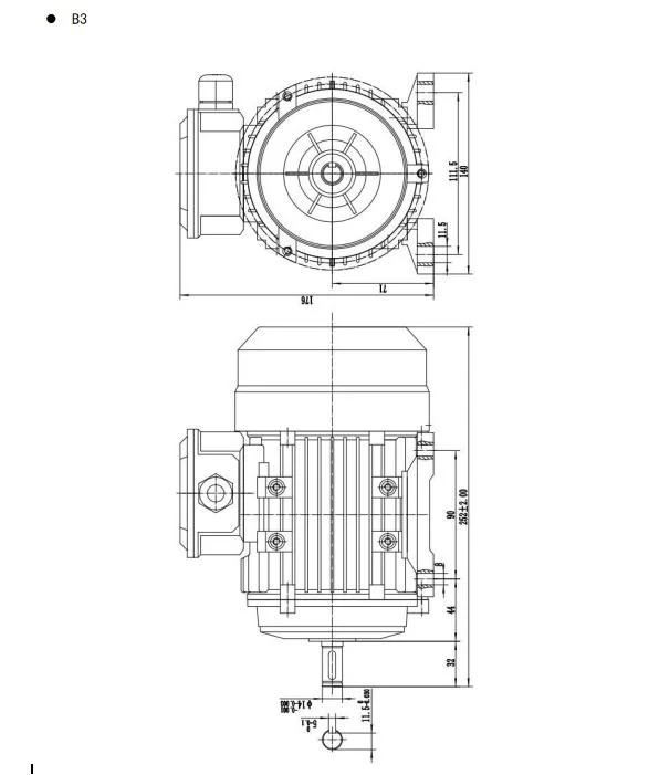 Factory Price Fan Heat Dissipation 48V 300W Brushless DC Motor BLDC Electric Motor Tricycle Battery Car Professional Motor