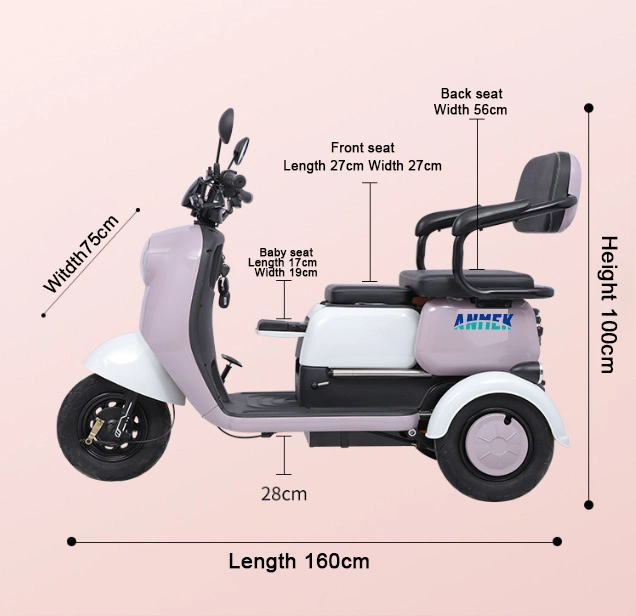 Tricycles Electric for in Motorized Adult Adults Motor 3 Wheel Two Seats Water Sale Gasoline Gas Moto Motoris&eacute; S Kids Tricycle