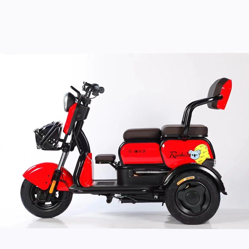 Electric Trike with 500W Motor Two Seats Electric Tricycle for Sale