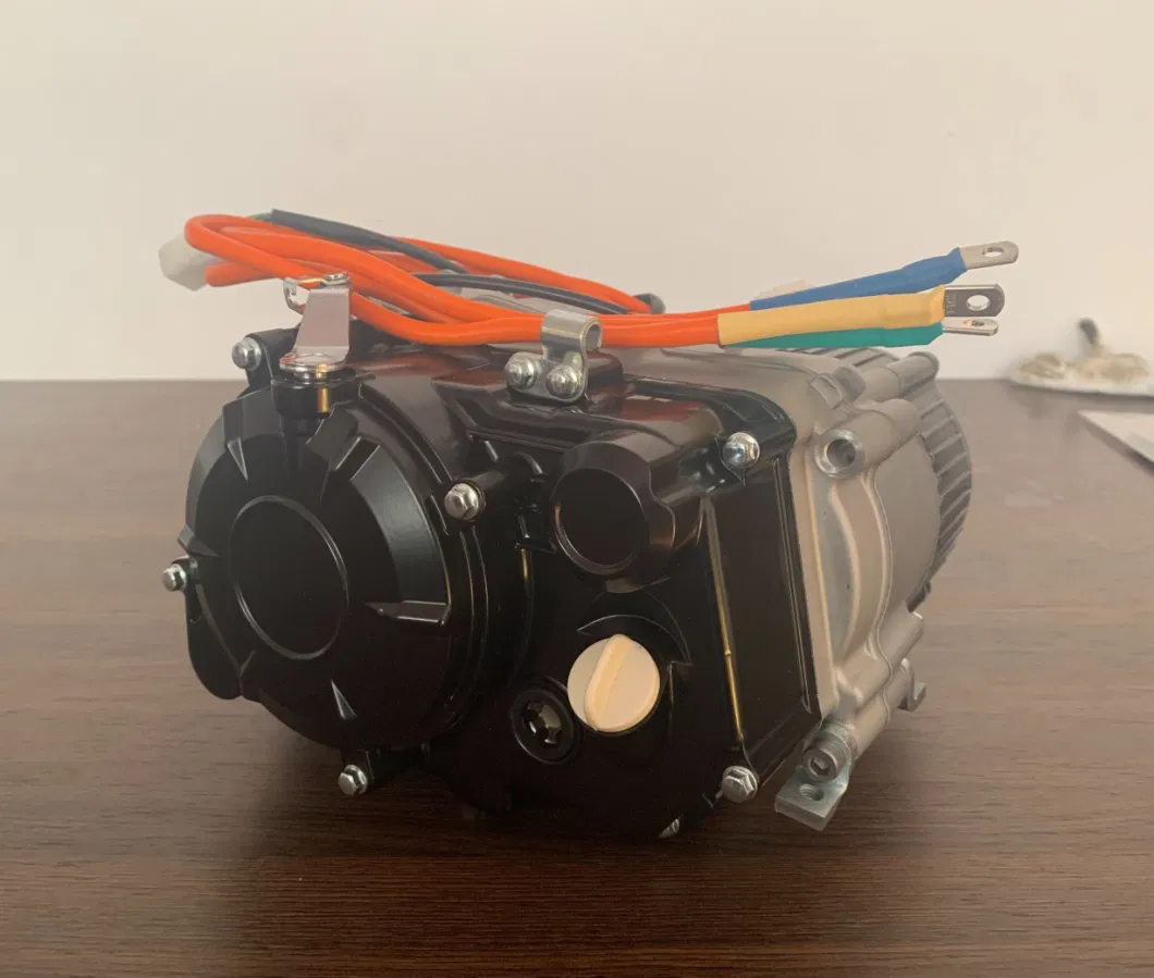 SL23 72V 3000W MID Drive DC Motor with Four Speed Gear Box for Electric Dirt Bike, ATV and Golf Cart