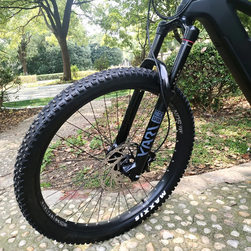 Carbon Fiber MTB Ebike 1000W MID Motor 17.5ah Lio Battery Rockshox Air Fork Shock LCD Display Electric Bike