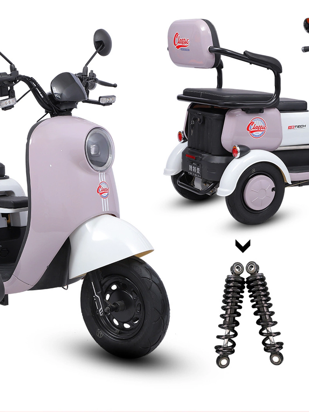 Factory Direct New Household Cargo and Passenger Electric Tricycles Trike