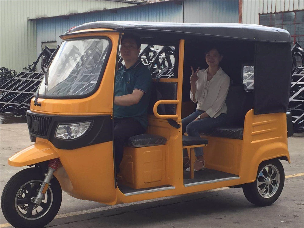 Tuk Tuk Bajaj Three Wheel Auto Electric Tricycle Vehicle 60V 1500W/3000W/4000W Rickshaw