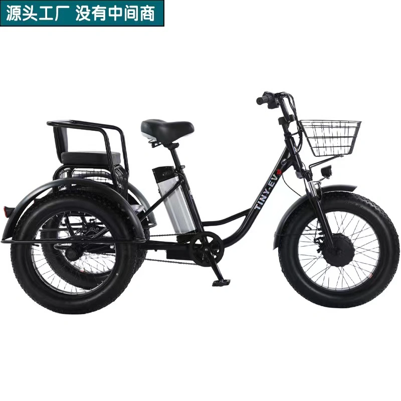 Made in China Practical Three Wheel Electric Bicycle for Seniors Manufacturer and Factory