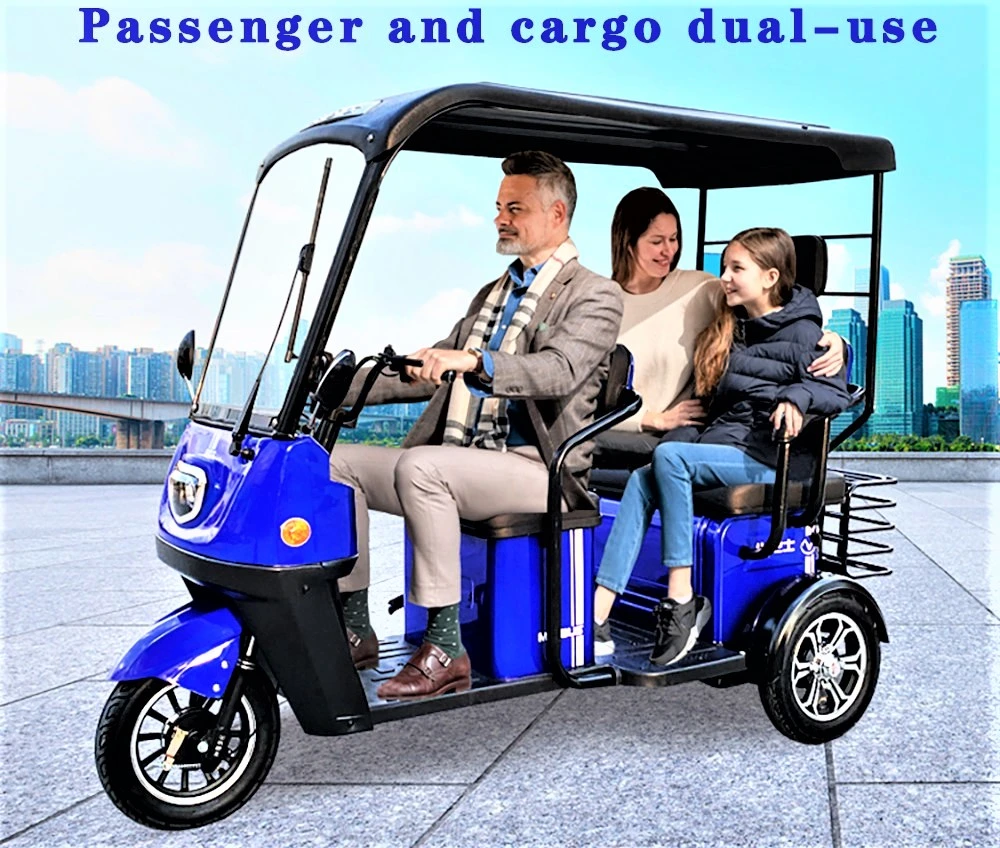 Wholesale High Quality 3 Wheel Adults Battery Powered Electric Tricycles Adultos Three Wheel Triciclo Electrico Trike for Sale