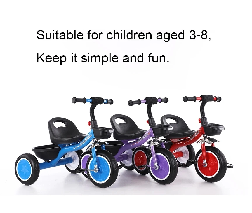 Factory Wholesale Girls Boys Kids Children&prime;s Freestyle Indoor Outdoor Tricycles Toys Gifts