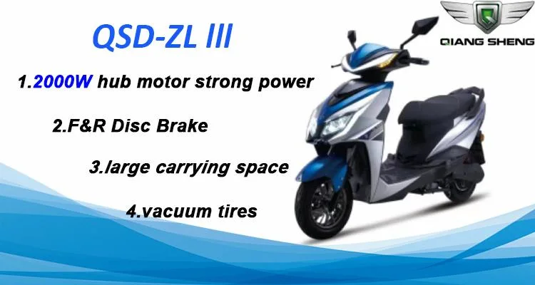 Strong Power Adult 2 Wheeler Electric Motor Scooter Electric Bicycle Factory for Sale