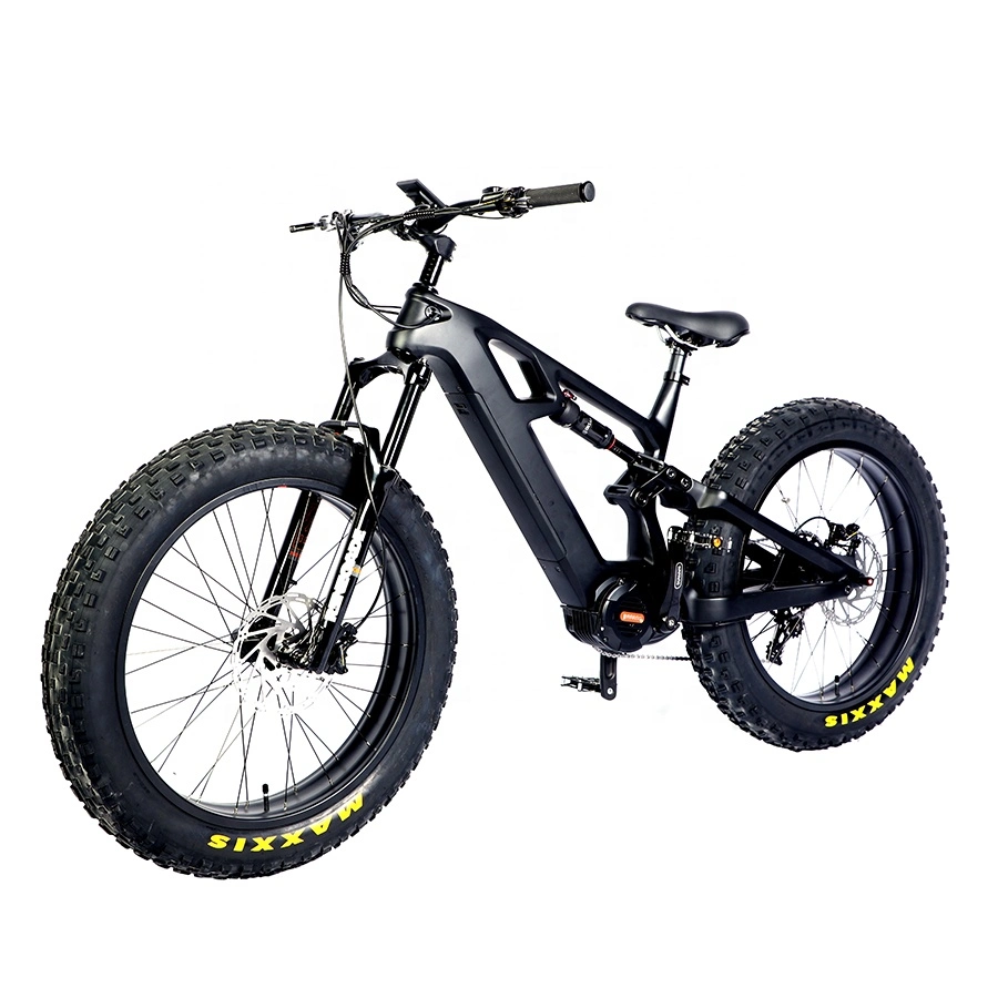 Electric Mountain Bike Carbon Fiber Frame 11 Speed 48V 1000W Central Motor Electric Bicycle with LED Display Ebike for Sale