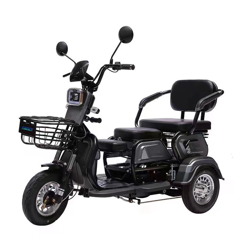 Cargo Electric for Motorcycle Two Person Folding Adults with Wagon Drift Handicap Passenger Kids Children Baby Trike 3 Tricycle