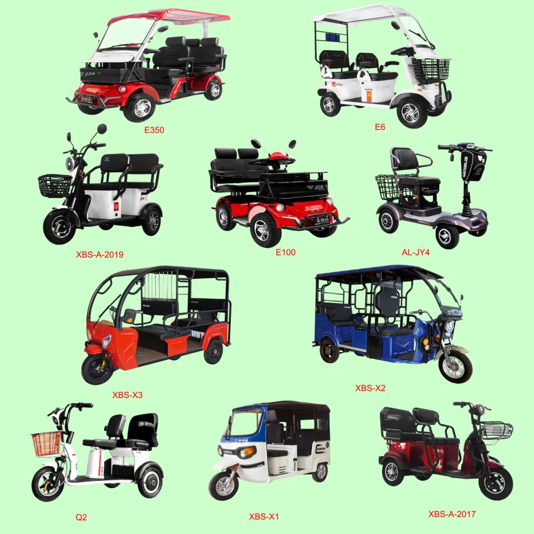 Wholesale High Quality 3 Wheel Adults Battery Powered Electric Tricycles Adultos Three Wheel Triciclo Electrico Trike for Sale