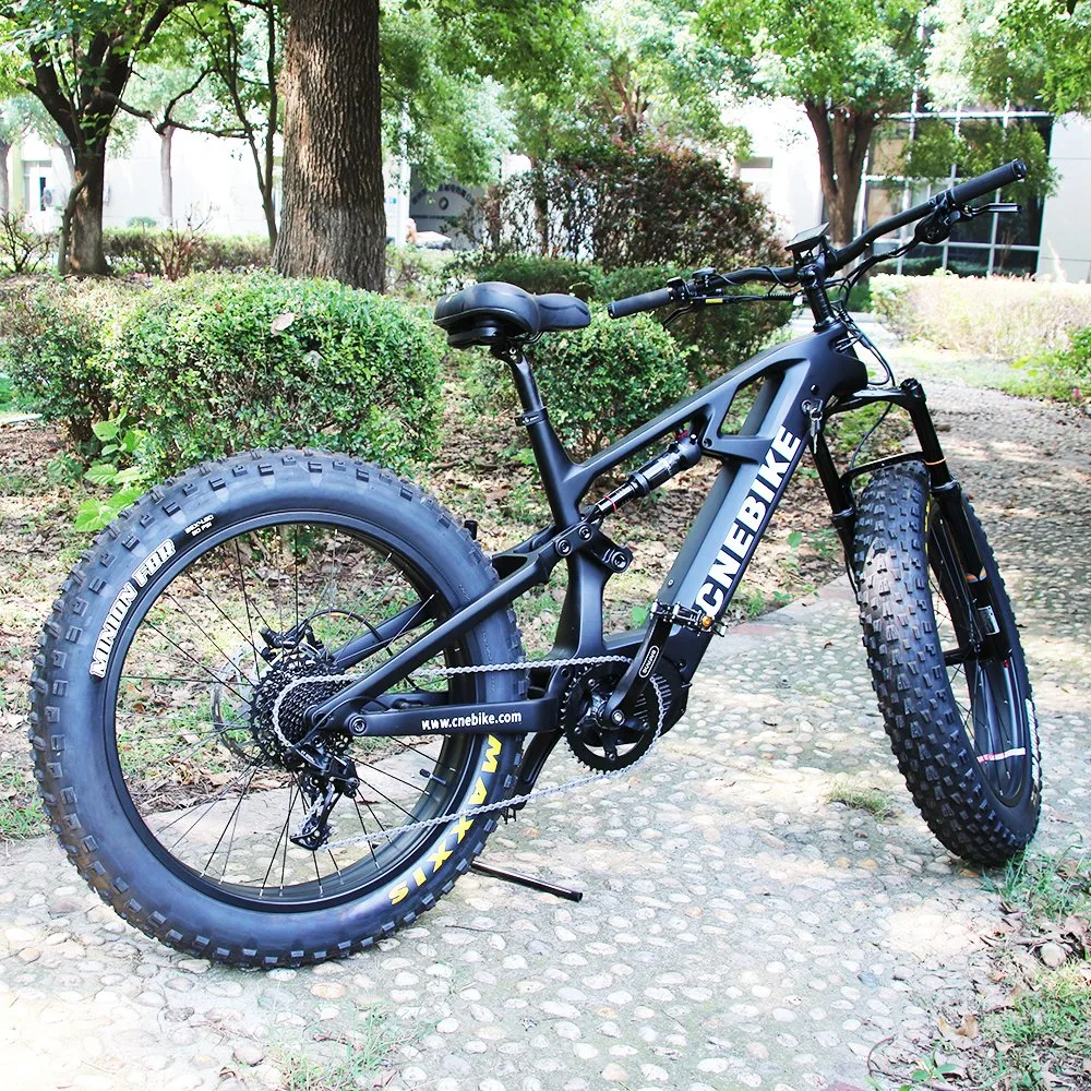 Carbon Fiber MTB 1000W MID-Mounted Motor Electric Mountain Bike