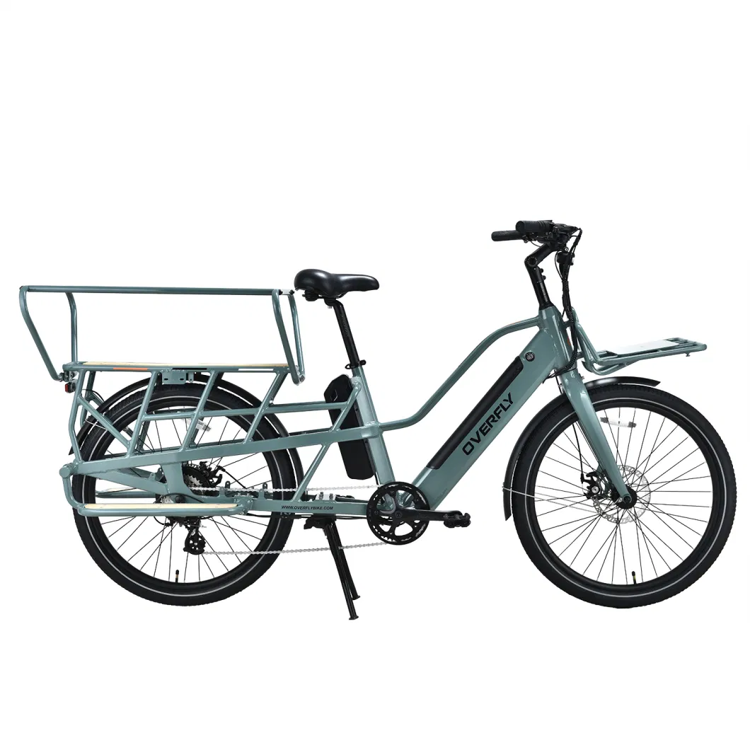 Wagon Ebike Aluminum Alloy Frame Cargo 250W/36V Lithium Battery Electric Cargo Bike