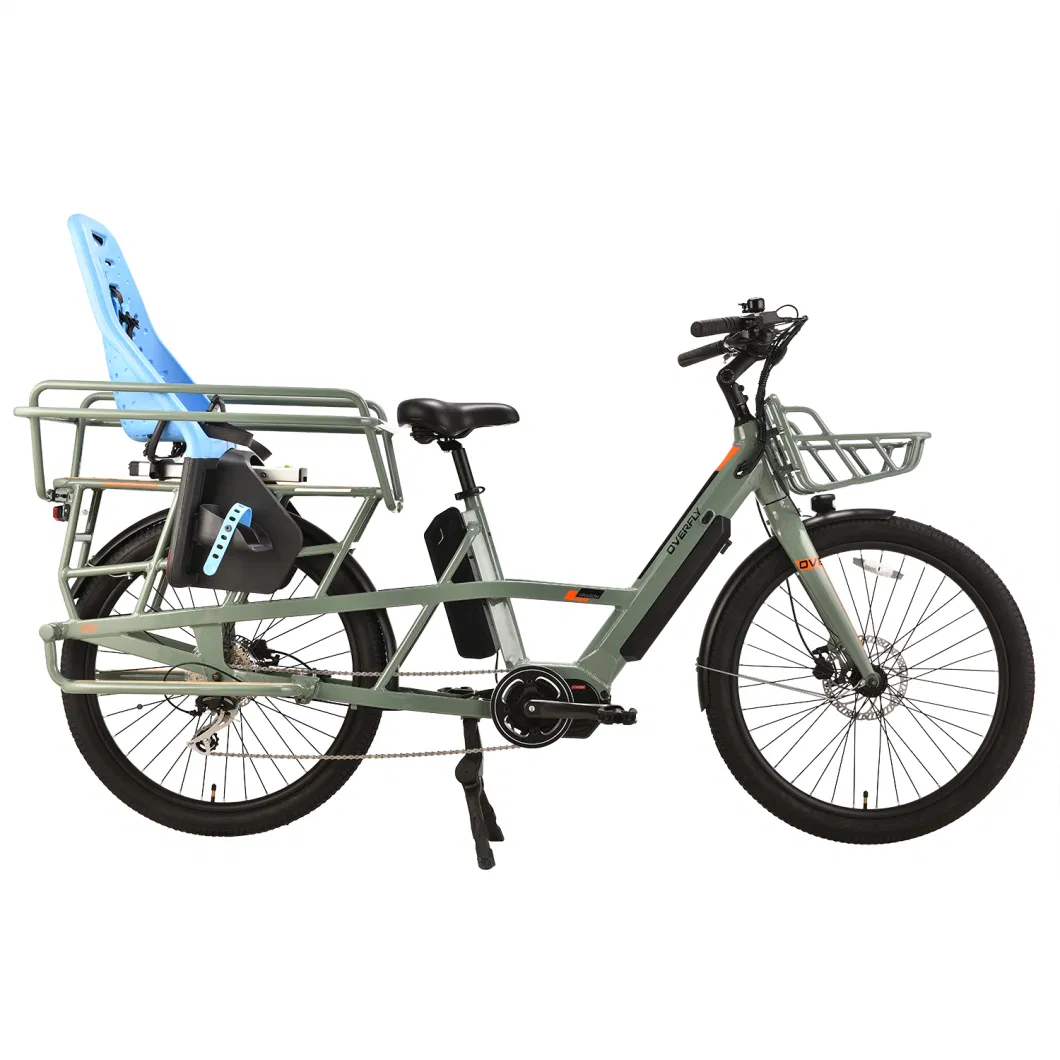 Wagon Ebike Aluminum Alloy Frame Cargo 250W/36V Lithium Battery Electric Cargo Bike