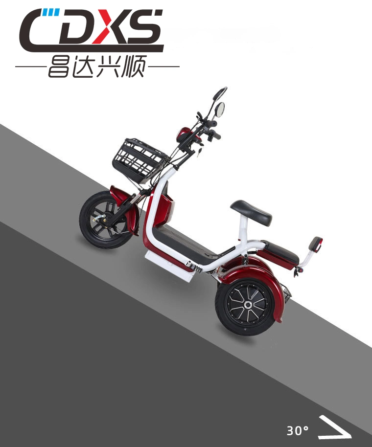 Compact Lady Electric Tricycle for Home Use