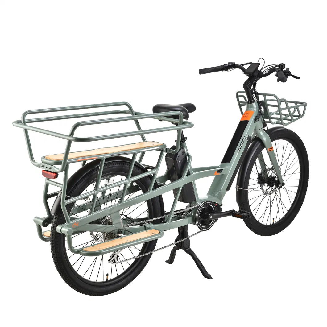 Wagon Ebike Aluminum Alloy Frame Cargo 250W/36V Lithium Battery Electric Cargo Bike