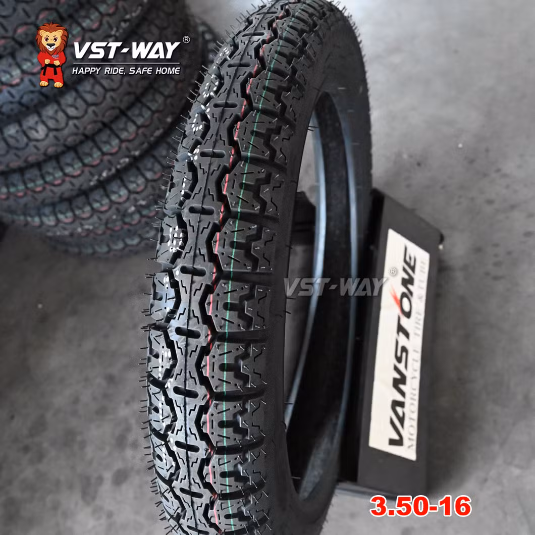 Motorcycle Tire 16*3.50 3.50-16 Deep-Tread Pattern High Rubber Tires