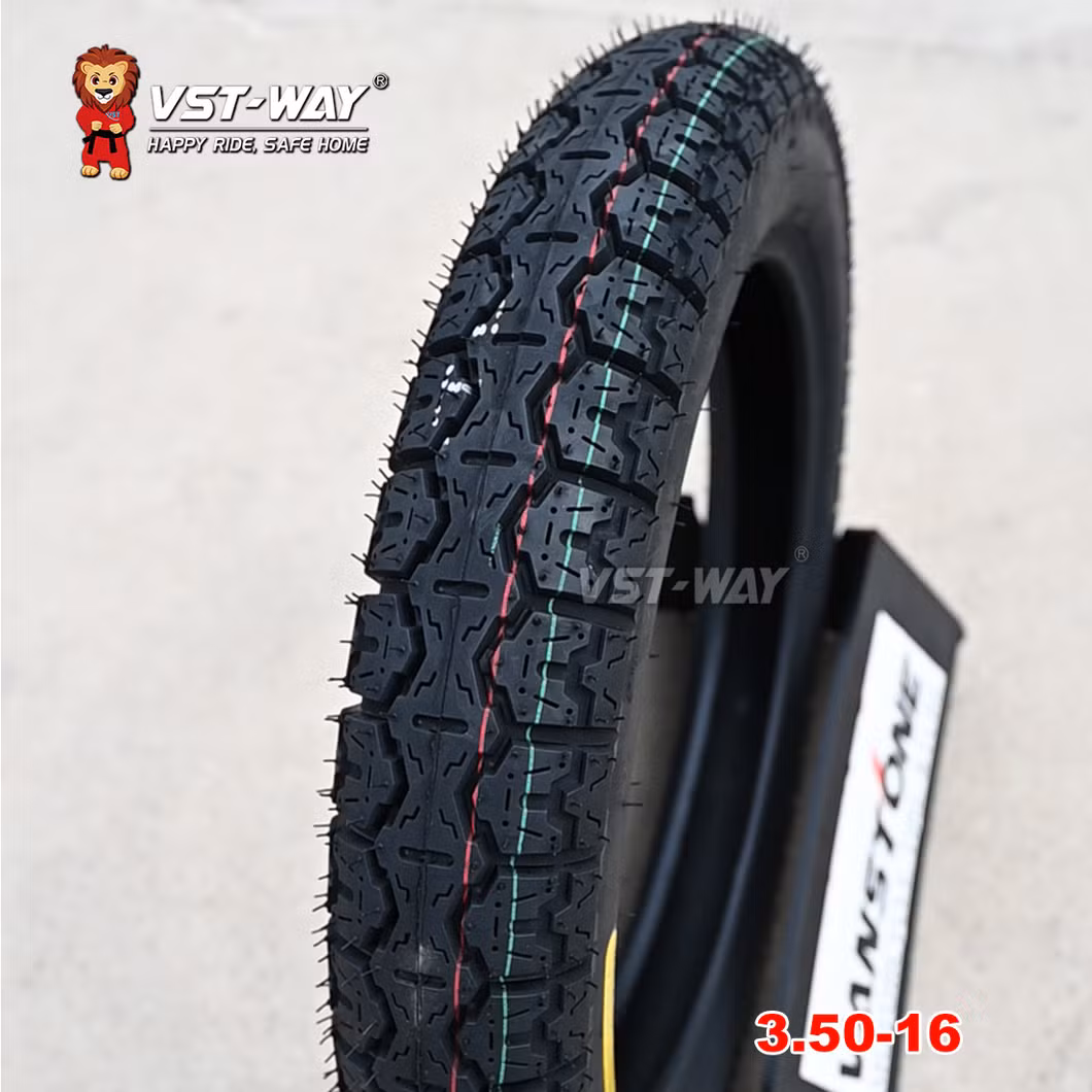 Motorcycle Tire 16*3.50 3.50-16 Deep-Tread Pattern High Rubber Tires