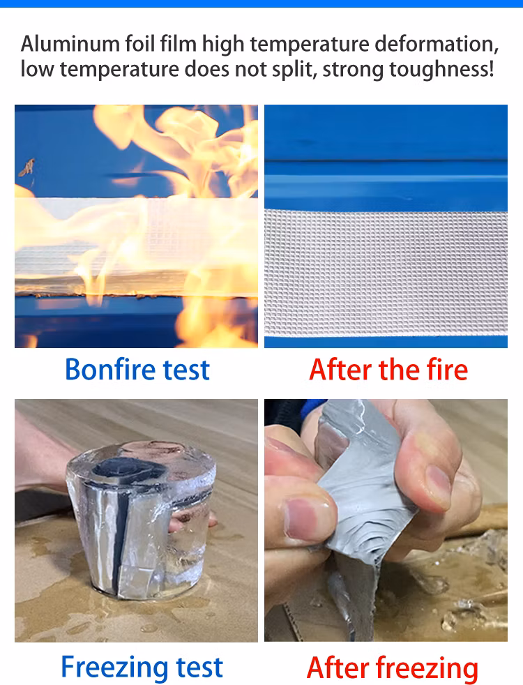 Aluminum Foil Butyl Waterproof Waterproof Roof Tape