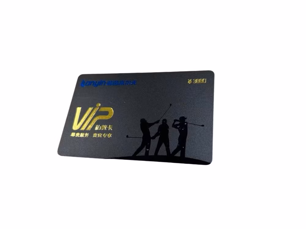 High-End Customized Golf Club PVC Material Dull Polish VIP Membership Card