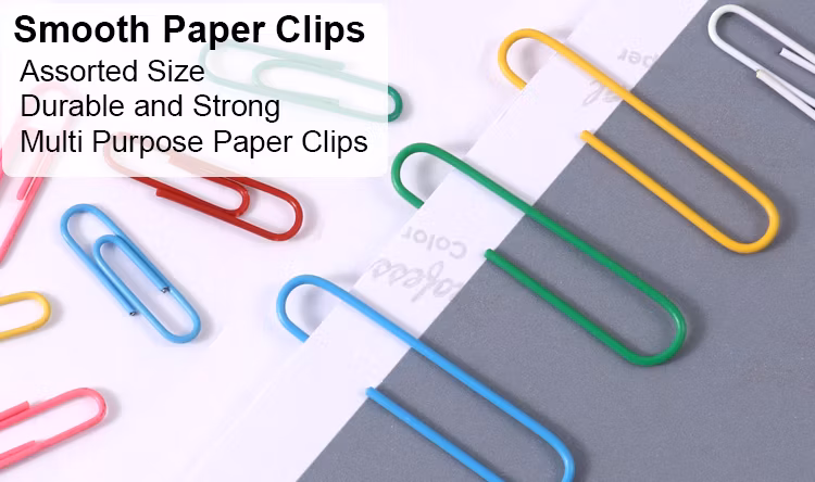 High Quality Colorful Paper Clips Notes Classified Clips Student School Office Stationery Paper Clip