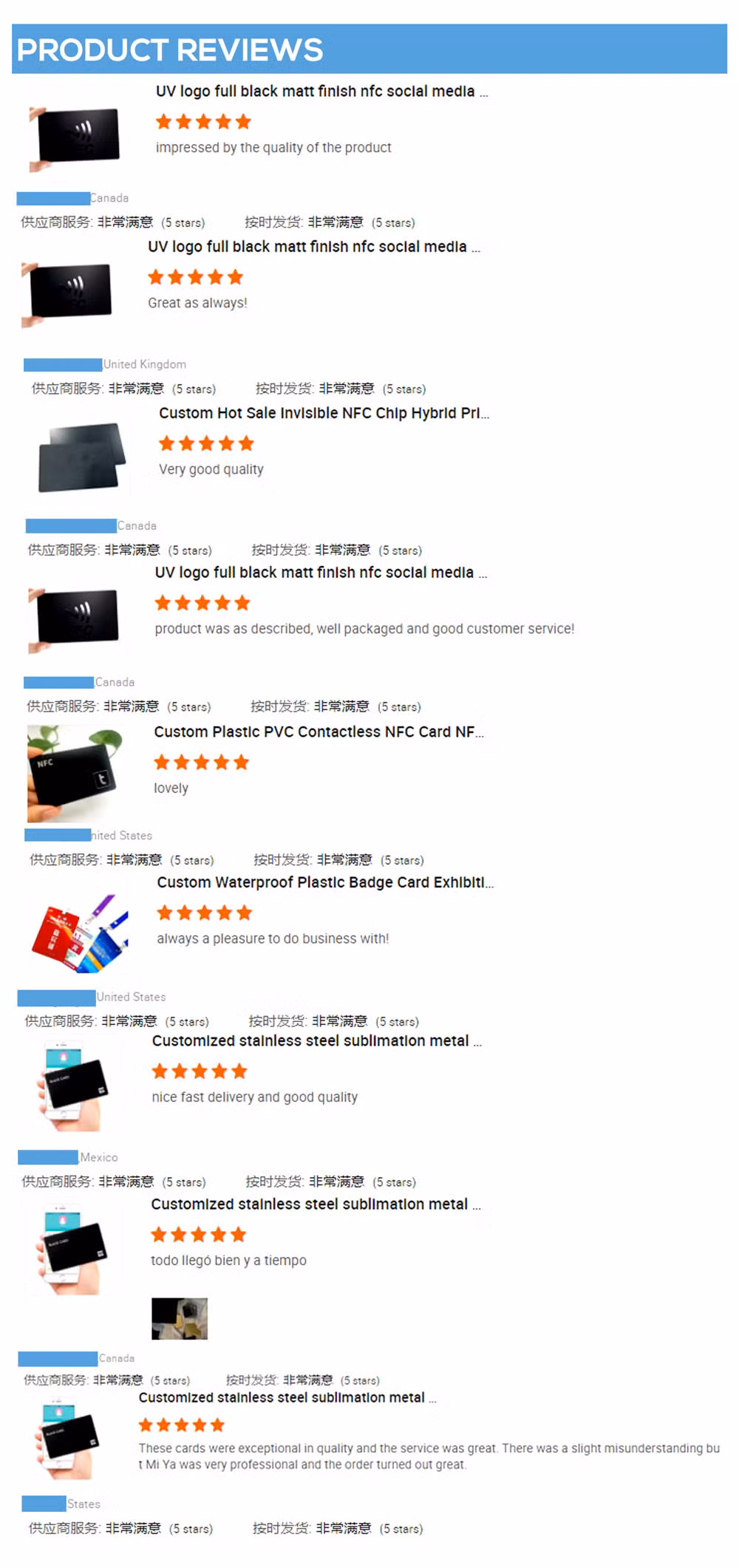 China Factory Custom High-Quality Programmable Printable Cr80 Standard Size Plastic Smart Chip RFID Visit Test Social Media PVC NFC Business Card