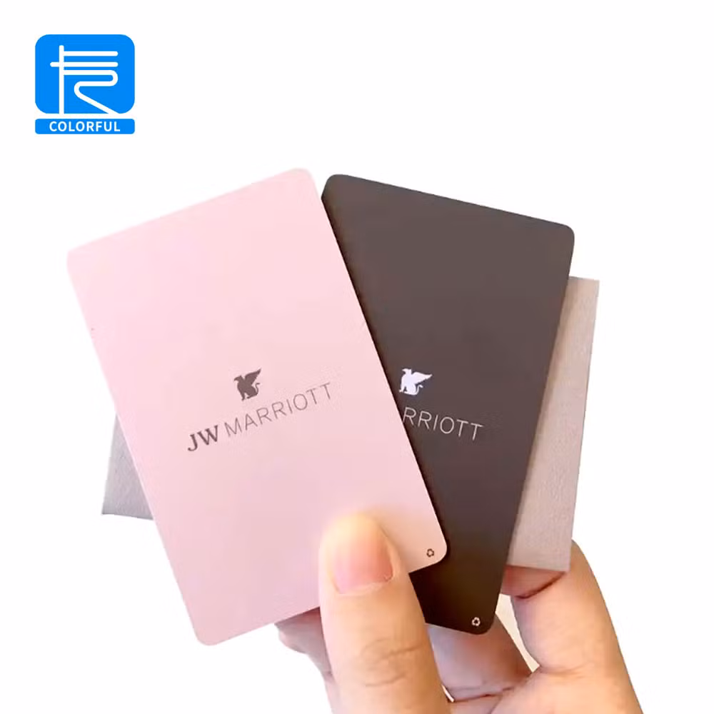 China Factory Custom High-Quality Programmable Printable Cr80 Standard Size Plastic Smart Chip RFID Visit Test Social Media PVC NFC Business Card