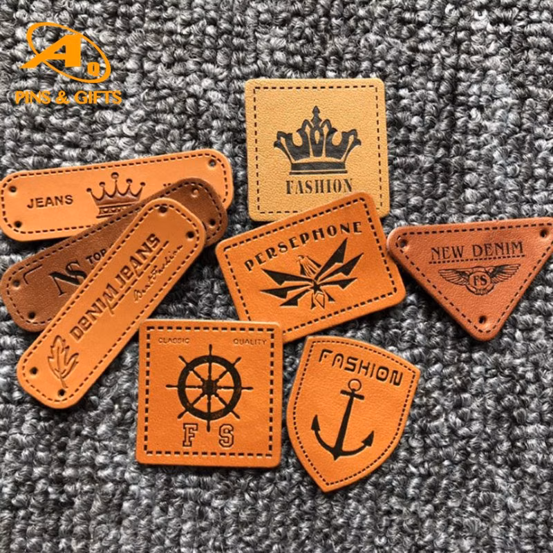 Customized Curved Bottle Stickery Tags for Perfume Brand Decorative Make Bike Nameplate Sticky Metal Label