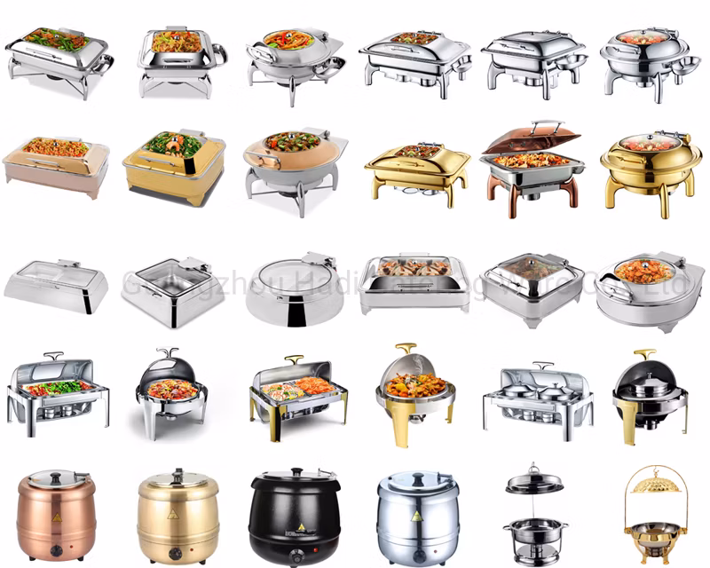 Guangzhou Arabic Wholesale Catering Equipment Luxury Italian Dining Table Set Commercial Buffet Table Wedding Rectangular Foldable LED Buffet Table