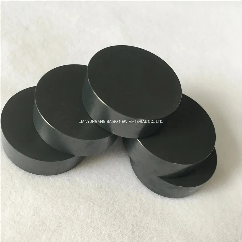 Gas Pressed Sintered HPS High Hardness 80*10mm Black Ceramic Plate Silicon Nitride Si3n4 Disk