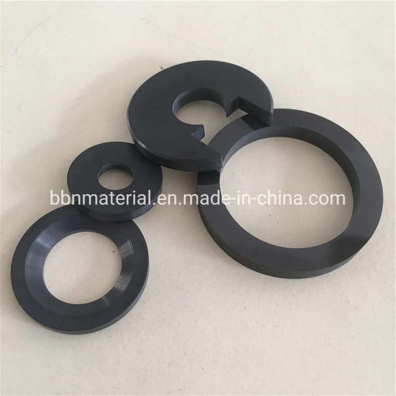 Customized Precision Tolerance Black Silicon Nitride Bush Industrial High Quality Si3n4 Ceramic Pump Seal Ring