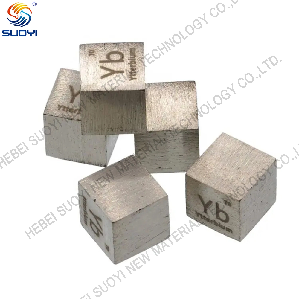 Suoyi Yb Ytterbium Metal 99.9% with Great Price CAS 7440-64-4 Metal Ytterbium Block