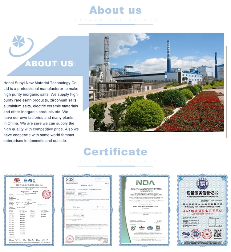 Sy Neodymium Oxide Powder ND2o3 Used for Magnetic Materials