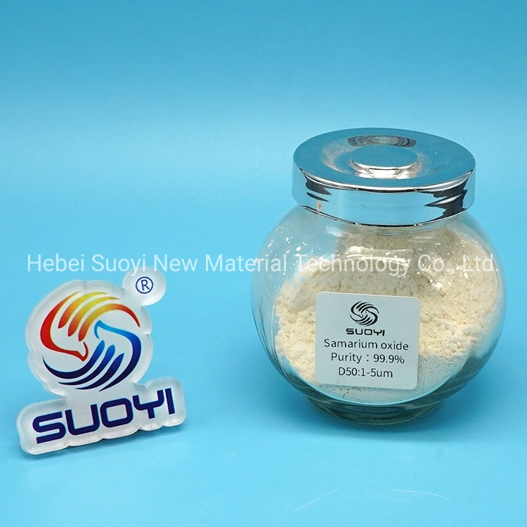 Sm2o3 2n5 Grade Rare Earth Product Samarium Oxide Powder 99.5%-99.99% for Ceramics Glaze CAS No. 12060-58-1