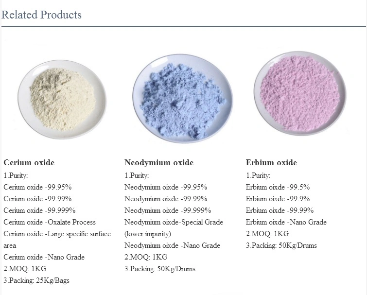 Sc2o3 Powder 99.99% Purity Price