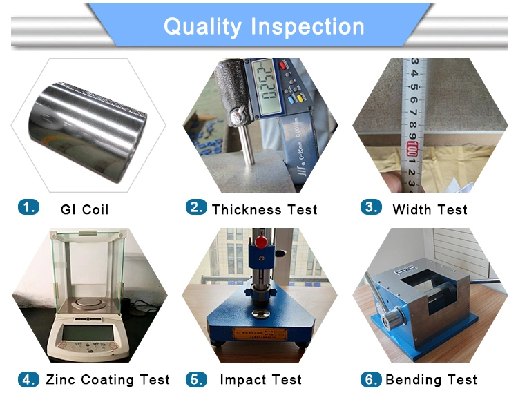 Mill Test Certificate 3mm Galvanized Iron Steel Flat Sheet Metal Galvanized 5mm