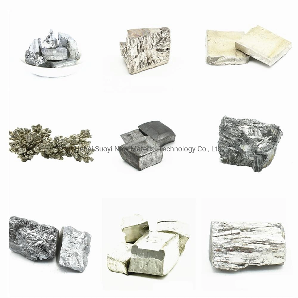 Suoyi High Quality Gadolinium Metal Rare Earth Metal Gadolinium Lump High Purity 99.5%~99.999%