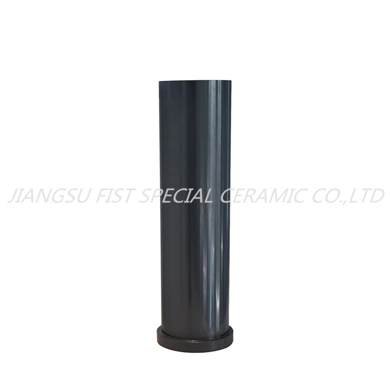 High Wear Resistant Silicon Nitride Si3n4 Ceramic Insulating Tube with Flange Used for Industry Silicon Nitride Riser Tube