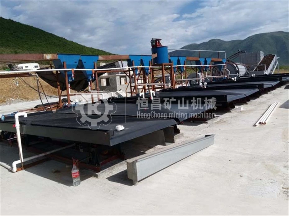 Placer Gold Mining Equipment Tungsten Shaking Table for Placer Gold Processing