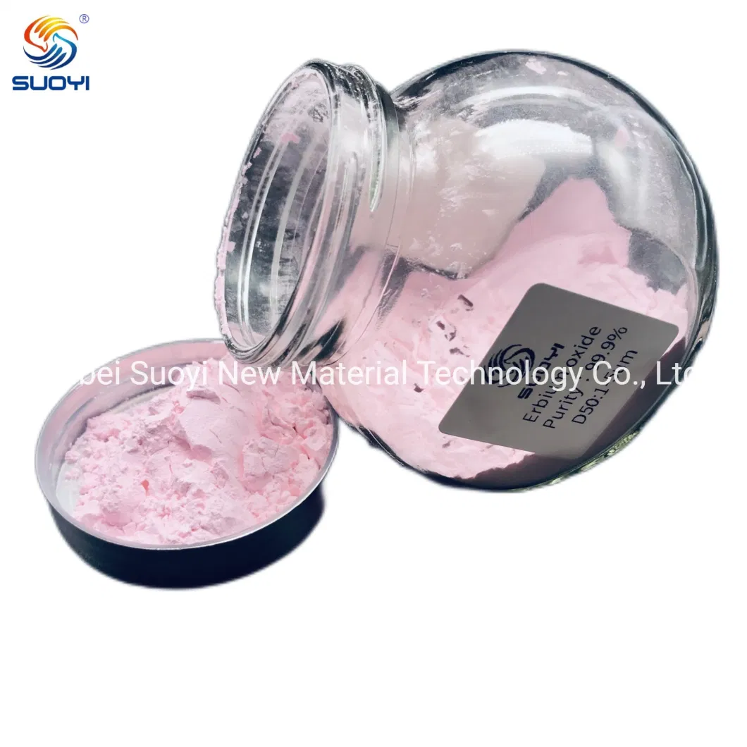 Factory Price Rare Earth Erbium Oxide Powder Er2o3 Er2o3 Erbium Oxide 99.9% Purity Rare Earth Erbium Oxide for Glass Applications CAS No. 12061-16-4