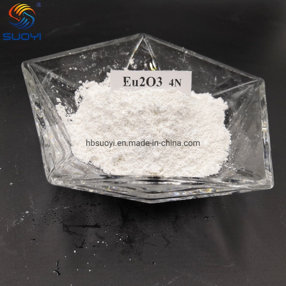 Suoyi EU2o3 High Purity 4n 5n Europium Oxide Powder Used in Glass Optic Europia Europium (III) Oxide Powder Strontium Chloride EU2o3 Powder Rare Earth Oxide