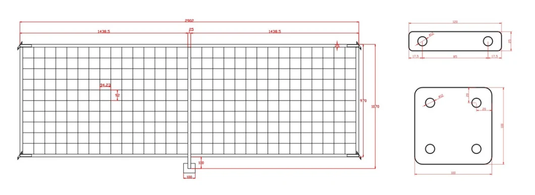 OEM Designed Metal Welded Balcony Mesh Fence