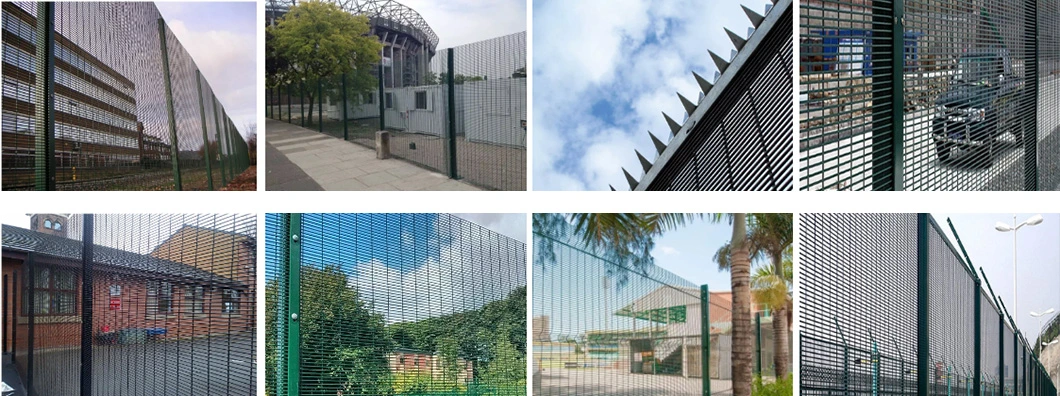 High Security Anti Climb Fence 358 Welded Metal Fence Panel for Prison