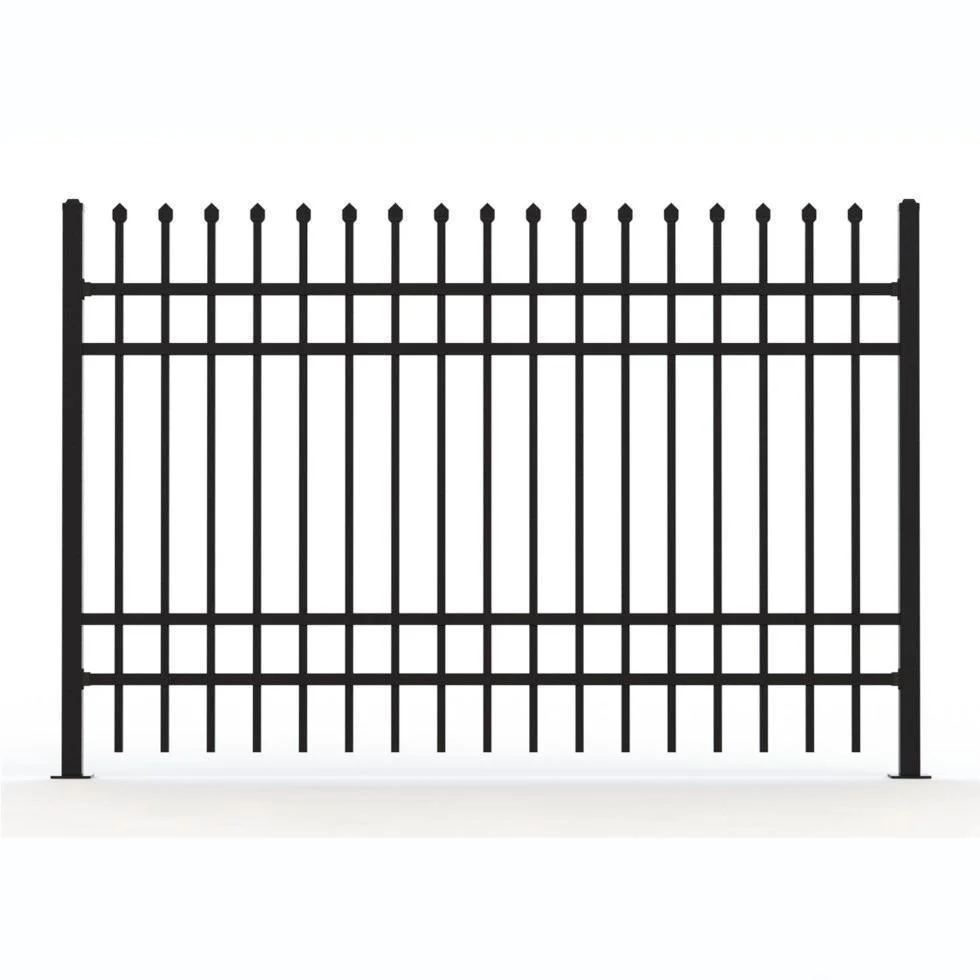 Galvanized or Powder Coated Steel Fence Posts 6FT Metal Garden Fence