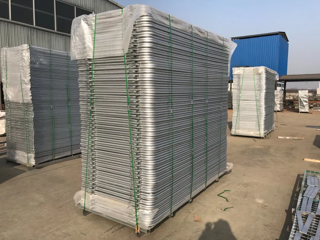 Hot Dipped Galvanized Metal Event Crowd Control Barrier