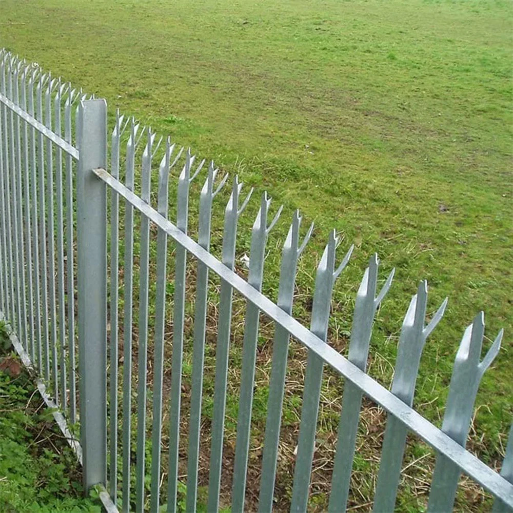 6f X 8FT PVC Coated D/W Steel Fence Metal Palisade Fence