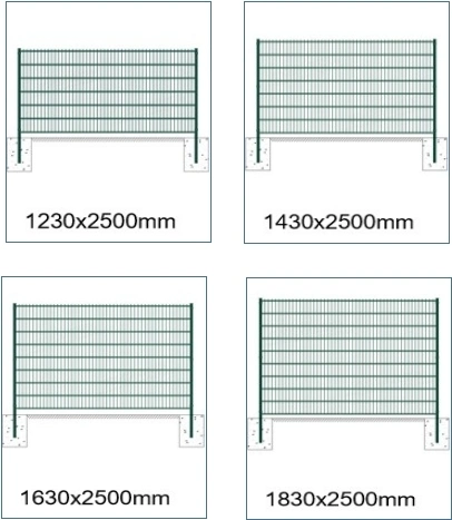 Manufactured Supply Twin 868 Metal Welded Mesh Panel Fencing